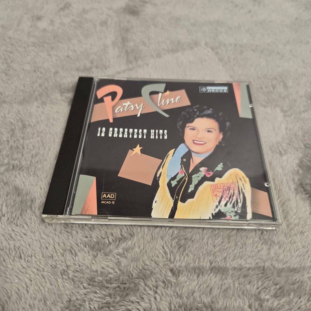 Patsy Cline 12 Greatest Hits CD MCA Records MCAD-12 Country Music Crazy AAD